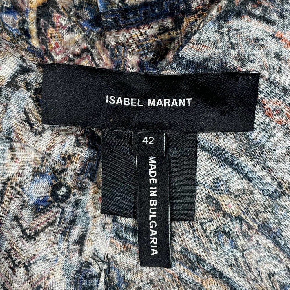Isabel Marant Collection Eley Burnout Velvet Dress 42 EU 8 US - Picture 5 of 6